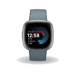 Смарт-часы Fitbit by Google Versa 4 сине-платиновый