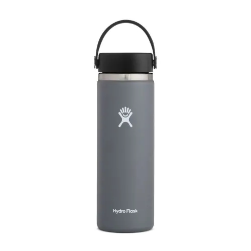 Butelka termiczna 591 ml Wide Mouth 2.0 Flex Cap Hydro Flask - stone