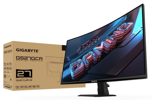 Monitor Gigabyte GS27QCA 27" 2K VA 180Hz 1ms MPRT Zakrzywiony Gamingowy