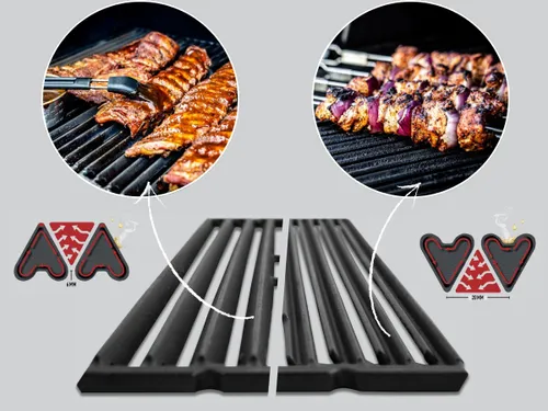 Grill gazowy BROIL KING Crown 480 Shadow Satyna 11.4 kW 65 x 44 cm