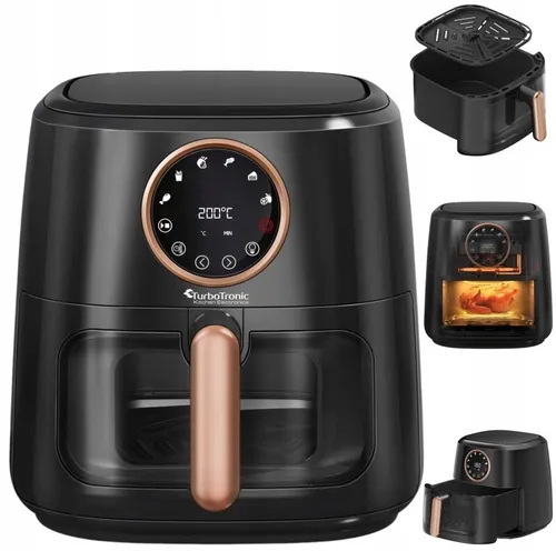 Air Fryer Frytkownica beztłuszczowa TURBOTRONIC TT-AF200 7.6l 6 automatycznych programów