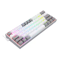 Klawiatura mechaniczna Redragon K616-RGB Fizz Pro Biało-szary