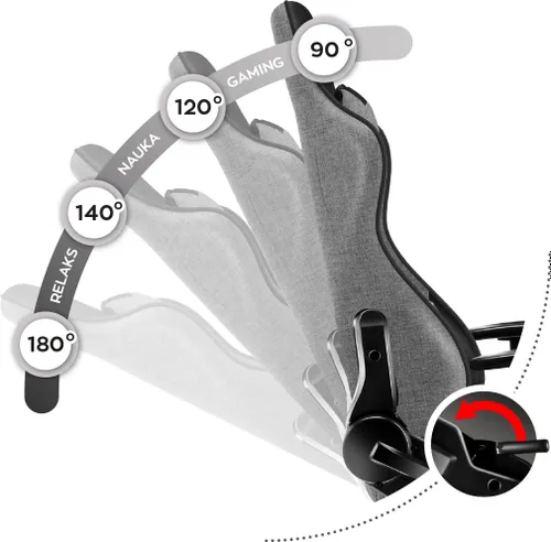 Fotel HUZARO Ranger 6.0 Czarno-szary