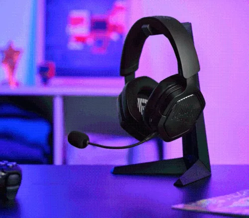 Słuchawki bezprzewodowe z mikrofonem Trust GXT 493PS Carrus Wireless Nauszne Czarny