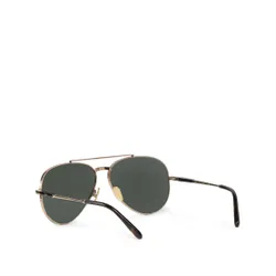 Okulary przeciwsłoneczne Ray-Ban Aviator Titanium 0RB8225 313852 Arista/Green - Rozmiar (EU) 62