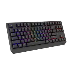 Klawiatura mechaniczna Genesis Thor 230 TKL US RGB Outemu Silent Lemon Czarny
