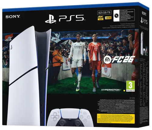 Konsola SONY PlayStation 5 Digital Slim Edition + FC26 (klucz aktywacyjny)