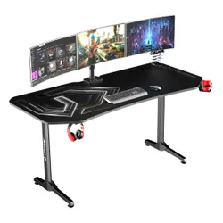 Biurko Ultradesk FRAG XXL 160cm Czarny