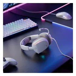 Słuchawki GLORIOUS GHS Eternal RGB GLO-A-2PC-WHT Nauszne