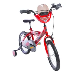 Rower dziecięcy HUFFY Disney Auta 16 cali dla chłopca Czerwony