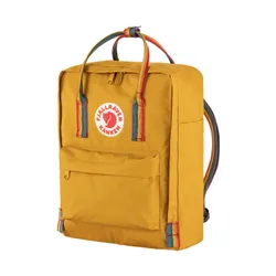 Plecak miejski Fjällräven Kanken Rainbow 16 l ochre/ rainbow pattern