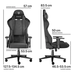 Fotel GENESIS Nitro 550 G2 Szary