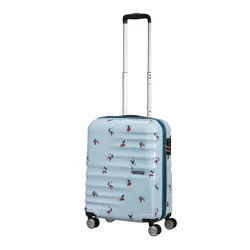 Walizka kabinowa American Tourister Wavebreaker Disney - Minnie Darling Blue