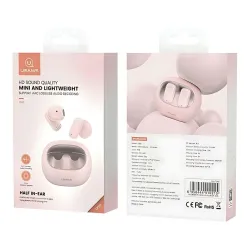 Słuchawki bezprzewodowe USAMS TD 22 Series TWS Douszne Bluetooth 5.3 Różowy