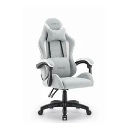 Fotel gamingowy CABRO C500 Szaro-Biały