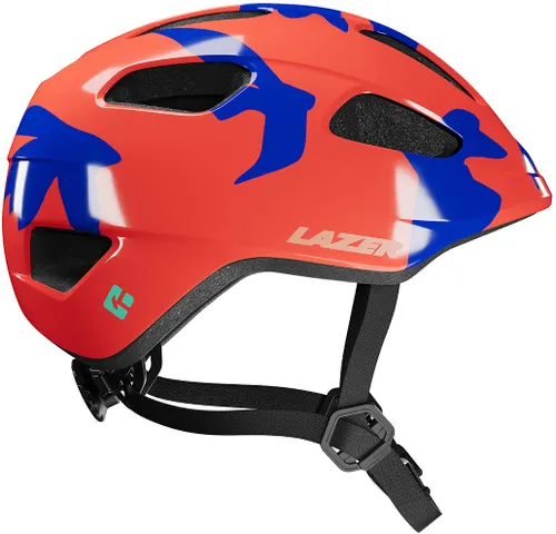 Kask rowerowy LAZER Nutz KinetiCore 2.0 Ptaki dla Dzieci z możliwością zamontowania lampki (rozmiar 50-56)