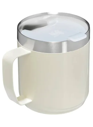 Kubek turystyczny z pokrywką Stanley Classic Legendary Camp Mug 0,35 l - cream gloss