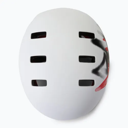 Kask rowerowy Bell Local matte white scribble