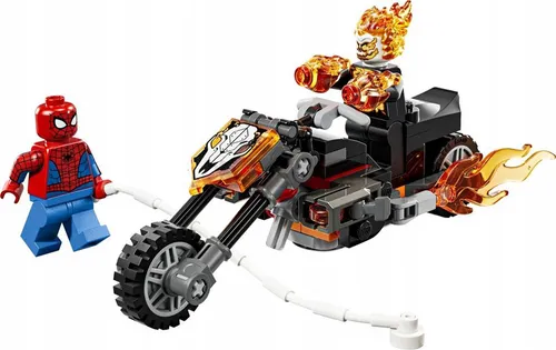 KLOCKI LEGO MARVEL 76335 Spider-Man kontra Ghost Rider na motocyklu