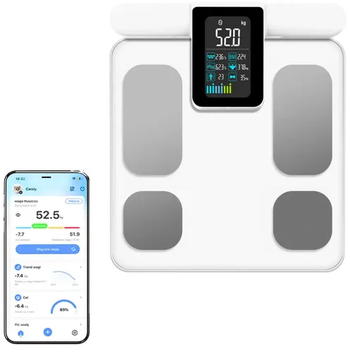 Waga łazienkowa EXTRALINK K-201 Biały