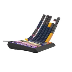 Klawiatura mechaniczna Genesis Thor 230 TKL Naval Blue Negative US RGB Outemu Panda Szary