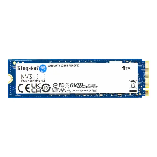 Dysk Kingston NV3 1TB PCIe Gen 4 x4 NVMe