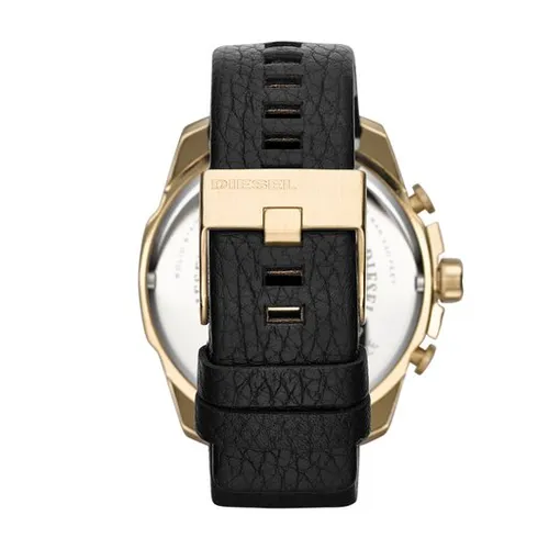 Diesel Mega Chief Dz4344 Gold / Black / Gold Saati