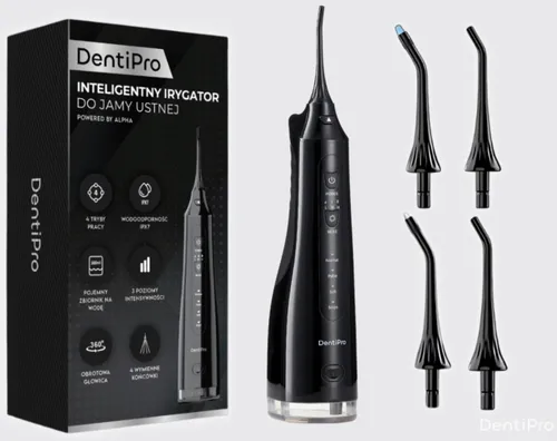 Irygator do zębów ALPHA DentiPro SWF-02 Czarny