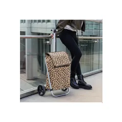 Wózek na zakupy Reisenthel Shopping Trolley - leo macchiato