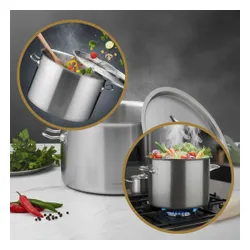 Garnek Gastronomiczny Z Pokrywą Stalową Ø38Cm 27L Kinghoff Kh-2025