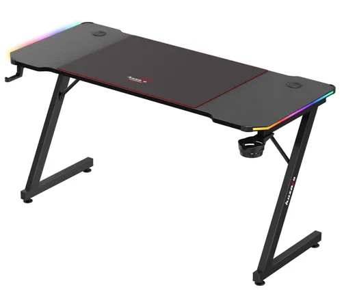 Biurko gamingowe HUZARO Hero 3.3 RGB Czarny