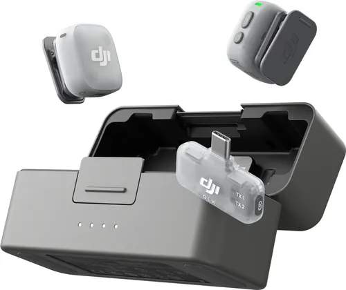 System bezprzewodowy DJI Mic Mini 2 (2 TX + 1 Mobile RX + Etui ładujące)