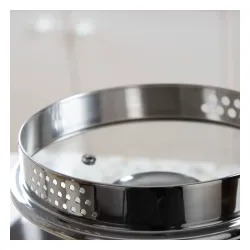 AMBITION Vikos 1,5 l - rondel ze stali nierdzewnej z dziobkiem i pokrywką