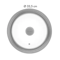 TESCOMA Unicover Ring 28 / 30 / 32 cm - pokrywka uniwersalna szklana