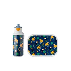 Zestaw dziecięcy bidon i lunchbox Campus Mepal - jungle