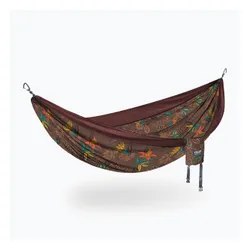 Hamak turystyczny ENO DoubleNest Print tropic/merlot