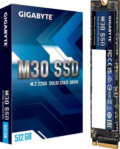 Gigabyte M30 512 GB M. 2 2280 PCI-E x4 Gen3 NVMe SSD (GP-GM30512G-G )