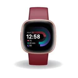 Смарт-часы Fitbit от Google Versa 4 бордово-медный