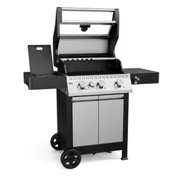 Grill gazowy KOLER Krone Compact Srebrny 15.5 kW 60 x 46 cm