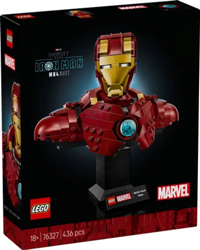 LEGO Klocki Super Heroes 76327 Popiersie Iron Mana MK4