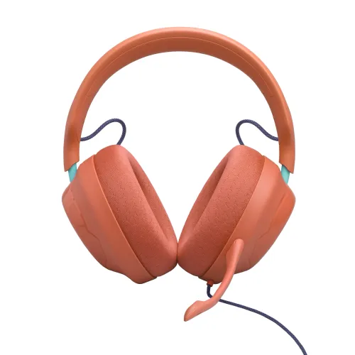 Słuchawki przewodowe z mikrofonem JBL Quantum 120 Nauszne Koralowe
