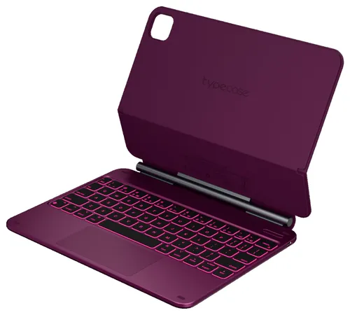 Etui na iPad Air / iPad Pro TYPECASE Edge Malinowy Klawiatura
