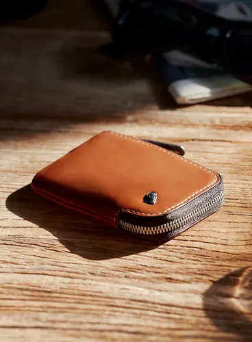 Bellroy Кожаный кошелек для карт - карамель