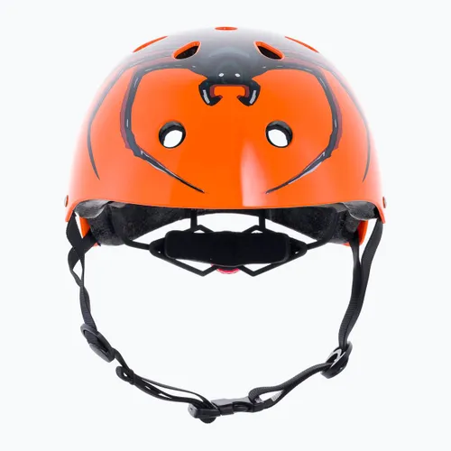 Kask rowerowy dziecięcy Hornit Spider orange/black