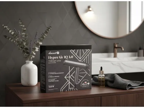 Suszarka ŁUCZNIK HyperAir IQ 1.0 Midnight Gray 1800W