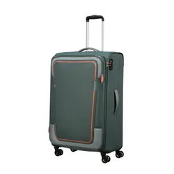 Большой расширяемый чемодан American Tourister Pulsonic-dark forest