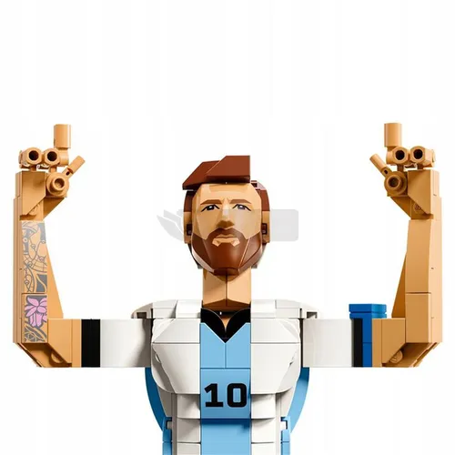 LEGO Editions 43015 Lionel Messi piłkarska legenda, zestaw klocków
