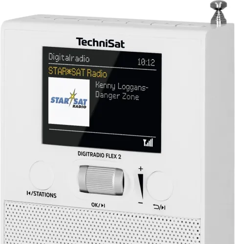 Radioodbiornik TechniSat DigitRadio Flex 2 Radio FM DAB+ Bluetooth Biały