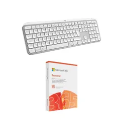 Klawiatura LOGITECH MX Keys S Jasnoszary + Program MICROSOFT 365 Personal
