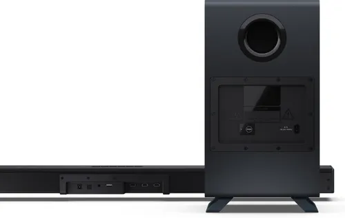 Soundbar SHARP HT-SBW55121 Czarny 5.1.2-kanałowy, Bezprzewodowy Subwoofer, HDMI eARC, Dolby Atmos, 4K, BT